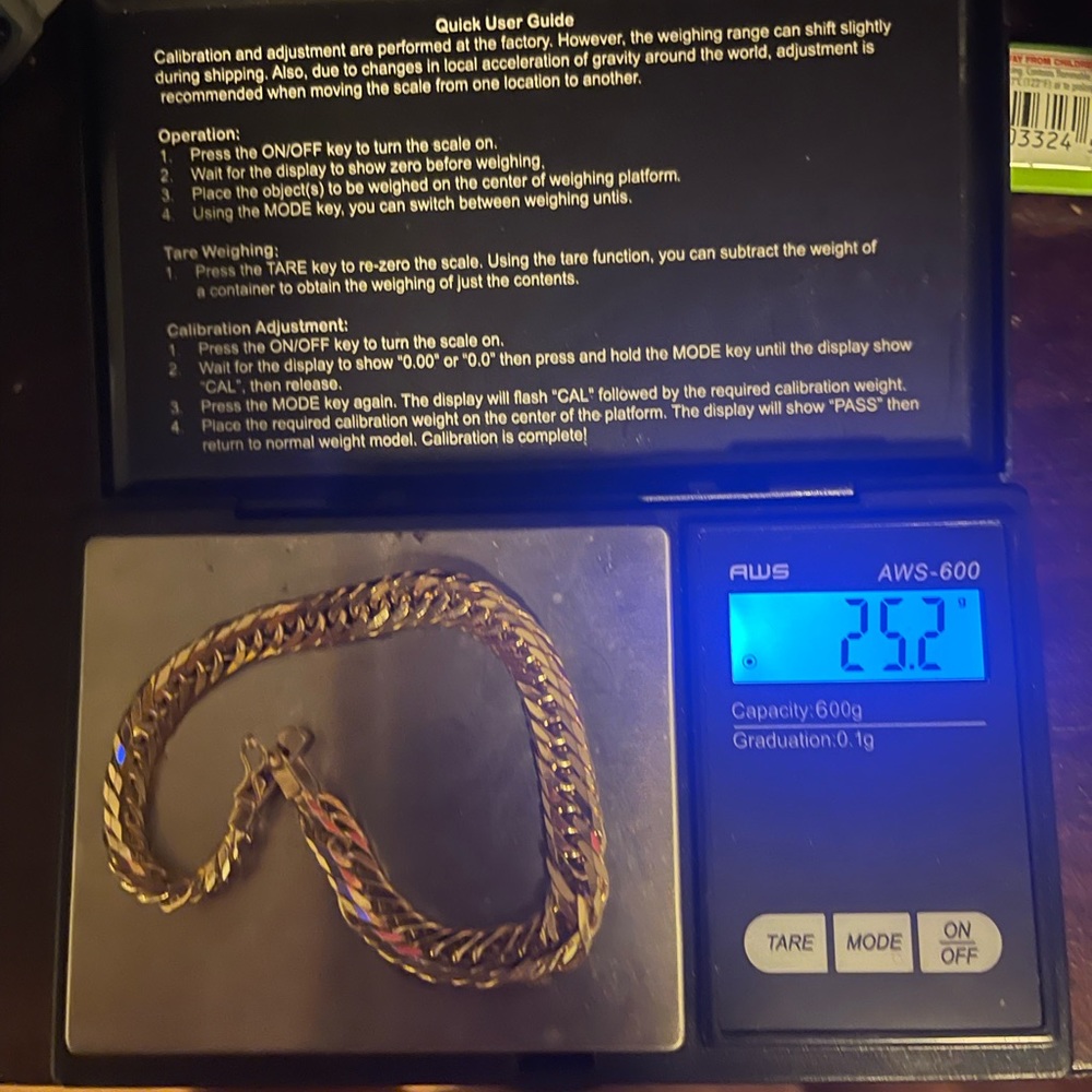 18K gold bracelet